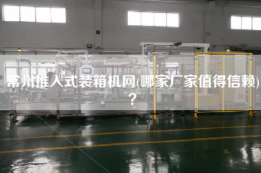 常州推入式裝箱機(jī)網(wǎng)(哪家廠家值得信賴)？