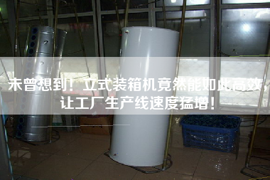 未曾想到！立式裝箱機竟然能如此高效，讓工廠生產(chǎn)線速度猛增！