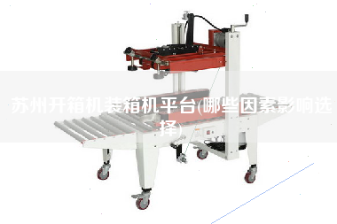 蘇州開箱機(jī)裝箱機(jī)平臺(tái)(哪些因素影響選擇)