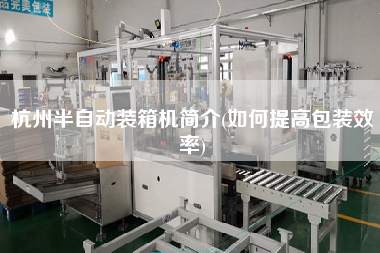 杭州半自動裝箱機簡介(如何提高包裝效率)